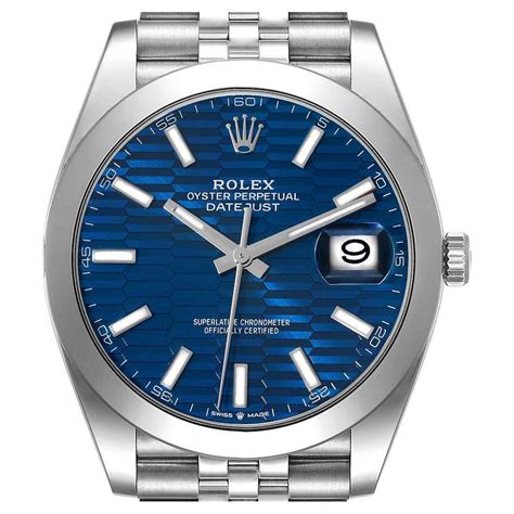 rolex quadrante blu prezzo|buy rolex datejust 41.